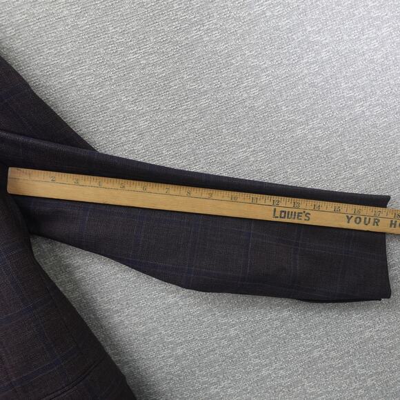 Ted Baker No Ordinary Joe London Purple Plaid Suit Jacket 40R - Picture 6 of 14